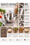 24 cm Stainless Steel Kitchen Bowl – Multi-Purpose for Mixing and Preparation - 2