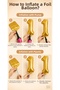 Gold Foil Balloon Letter Z 16 Inch 40 Cm, Gold Color Name and Birthday Party Decoration - 3