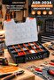 13 Compartment Mega Organizer Box with Transparent Lid, Screw and Dowel Hardware Organizer - 4
