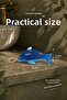 Blue Dolphin Shaped Solid Soap 13X7 cm Hangable Decorative Bath Hand Soap - 4