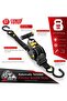 Sn-37789 3 Meter Automatic Ratchet Tie-Down Strap Spanzet Durable Steel Body with Anti-Slip Handle 230kg - 3