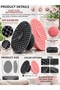 Double Sided Silicone Scalp Massage and Shampoo Brush Hair Body Care Brush - 4
