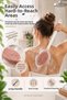 Long Handle Double-Sided Silicone Back and Body Cleaning Shower Brush Massager - 2