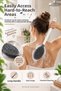 Long Handle Double-Sided Silicone Back and Body Cleaning Shower Brush Massager