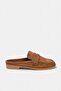 Taba Süet Kadın Loafer TAKSS26LA00018 - 4