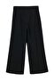 Petite Antrasit Beyaz Çizgili Geniş Paça Pantolon TWOAW27PL00096 - 8