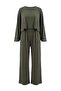 Haki Düz Oversize/Geniş Kalıp Geniş Paça Soft/Yumuşak Dokunuşlu Örme Alt - Üst Takım TWOAW27AU00128
