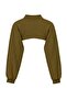 Yağ Yeşil Örme Sweatshirt TWOAW26SW00258 - 3