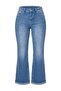 Premium Mavi Orta Esnek Düşük Bel İspanyol Paça Flare Jeans TWOAW27JE00204
