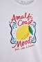 White Thick Girls' Printed Knitted Sweatshirt Tkdaw27Sw00080 - 2