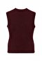 Bordo V Yaka Vücudu Saran Crop Triko Süveter TWOAW25SV00007 - 7