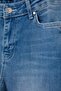 Premium Mavi Orta Esnek Düşük Bel İspanyol Paça Flare Jeans TWOAW27JE00204 - 2