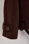 Brown Oversize Large Size Coat Twoaw26Dd00008 - 4