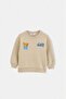 Stone Printed Knitted Sweatshirt Tkdaw27Sw00082