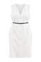 Ecru Woven Plus Size Dress Tbbaw27Ah00072