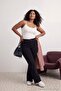 Black High Waist Flare Soft Extra Stretch Knitted Jeans - 3