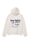 Ekru Spicy İçecek Baskılı Kalın Oversize/Geniş Kesim Kapüşonlu Örme Sweatshirt TWOAW27SW00151