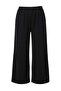 Siyah Beli Lastikli Wide Leg Geniş Kesim Örme Eşofman Altı TWOAW27EA00032 - 3