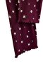 Mürdüm %100 Pamuklu Çiçekli Dantel Detaylı Fitilli/Pointel Örme Pijama Takımı THMAW26PT00165 - 8
