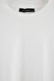 Ekru Dik Yaka Oversize Kalıp Pamuklu Örme T-Shirt TWOAW27TS00106 - 8