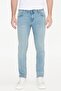 Men's Petrol Blue Slim Fit Slim Cut Cotton Stretch Rıss Jean Denim Trousers - 7
