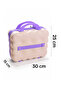 30*15*25 Square Mini Cosmetic Suitcase Purple - 8