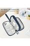 Miroddi Travel Cable Organizer,Double Layered Waterproof Electronics Storage Bag with Zipper - 3