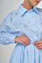 Laser Cut Cotton Maxi Dress Ice Blue - 6