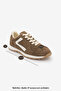 Women's Multi-Piece Lace-Up Sneaker Rovel Tobacco Brown Suede - 8
