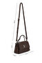 Women's Faux Leather Brown Shoulder Bag - 2
