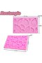 Set of 2 Mini Miniature Leaves, Leaves, 2 Silicone Molds, K-427 K-1325 - 5