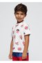 2-Piece Printed Boy T-Shirt Set Navy Blue