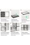 12 Pack Clear Stackable Shoe Organizers,Ventilated Storage Boxes for Bedroom and Office - 7