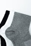 Short Socks Plain Combed Cotton Men's Short Socks 3 Pairs Pack Seamless Toe Socks K.Konç Combed Cotton Men's Socks 3 Pairs Pack Seamless - 4