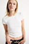 Fitted Ribbed T-Shirt E0288Ax25Sm