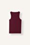 Slim Fit Basic Round Neck Ribbed Undershirt E5539Ax26Au - 6