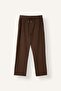 Regular Fit Belted Lace-Up Straight Leg Sweatpants with Pockets F0309Ax25Au - 2