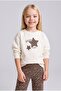 Star Printed Regular Fit Crew Neck Sweatshirt Baby Girl I1723A526Au