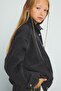 100% Cotton Stand Collar Jean Jacket for Girls I2643A826Au - 3