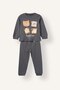 100% Cotton Printed 2-Piece Pajama Set Long Sleeve Top and Bottom Baby Boy I1434A526Au - 6