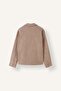 Water Repellent Slim Fit Shirt Collar Zippered Suede Look Faux Leather Coat H2231Ax26Au - 3