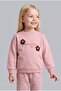 Regular Fit Crew Neck Floral Soft Fleece Inside Sweatshirt Baby Girl I5285A526Wn