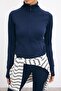Ultra Soft Fitted High Neck Zippered Athlete Cardigan H5288Ax26Au - 3