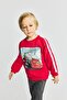Cars Printed Stripe Detailed Oversize Sweatshirt for Baby Boy I3543A526Wn