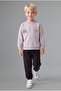100% Cotton Hot Wheels Licensed Printed Crew Neck Basic Sweatshirt and Jogger Sweatpants 2-Piece Set Baby Boy I0151A526Wn - 3