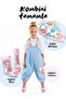 Girl's Cat and Flower Patterned Pink Waterproof Rain Boots, Size 26-34 - 2