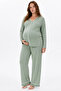 Bamboo Fabric Maternity and Postpartum Comfortable Soft Pajama Set