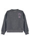 Girl's Winter Unicorn Patterned Gray Long Sleeve 2-Piece Tracksuit Set 5-10 Years Old - 5