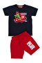 Firefighter Crocodile Boy T-Shirt Shorts Set - 3