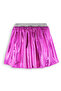 Girl's Metallic Shiny Dark Pink Skirt 5-10 Years Old - 5